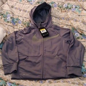 Boys Nike therma dry fit zip up Hoodie